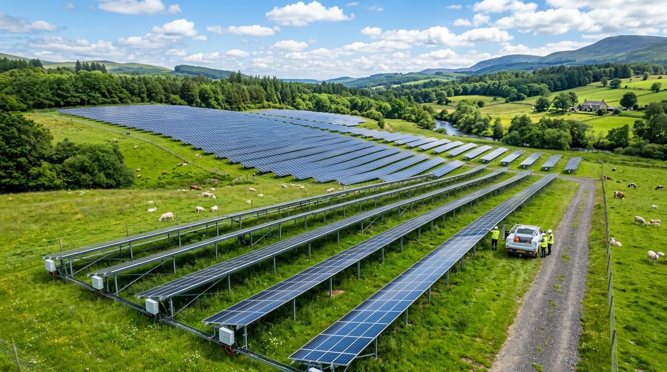 Ground Mount Solar Installation